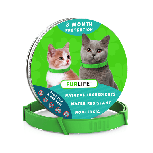 FurLife™ - 8 Months All Natural Flea and Tick Collar for Cats